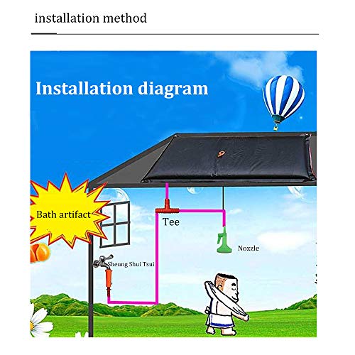 Borsa per doccia solare portatile all'aperto,Borsa...