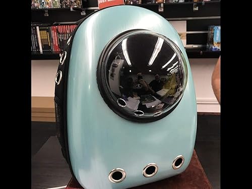 Miniatura 6 de TEMACOO Mochila transportadora de mascotas, mochila transportadora de burbujas para gatosperros, mochila de viaje con múltiples rejillas de