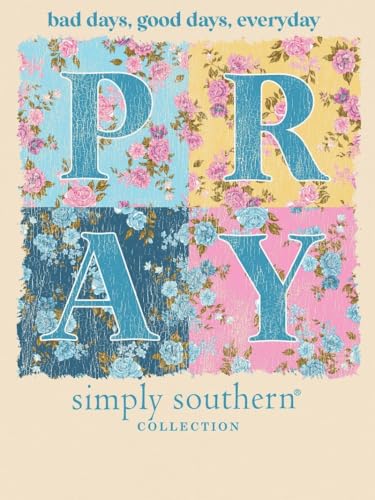 Simply Southern Pray Relaxed Fit Short Sleeve Youth T-Shirt, Natural2