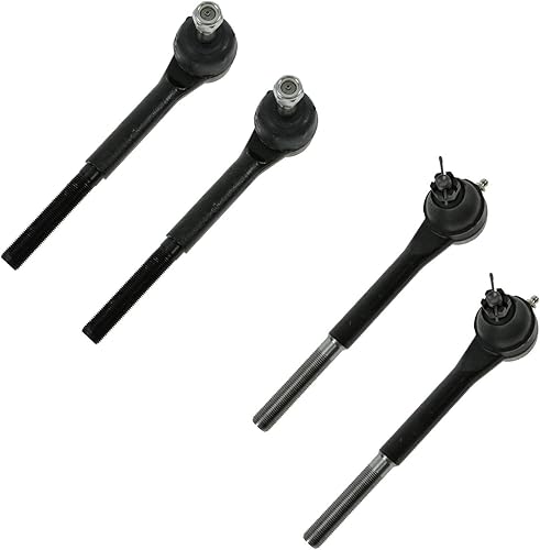 Miniatura 145 de TRQ Juego de varillas de acoplamiento delanteras interiores y exteriores, 4 piezas, compatibles con Toyota C-HR 2018-2021