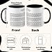 GudaAphrmix Hidden Message Coffee Mug - 11oz Black Prank Ceramic Coffee Cup with Fuck This Shit Swear Word Gift for Sarcastic Friends Liberal Coworkers Office Work Bestie Coffee Lover Humor Family