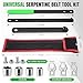 Meonum 13Pcs Universal Serpentine Belt Tool Kit with Bag, Includes 3/8