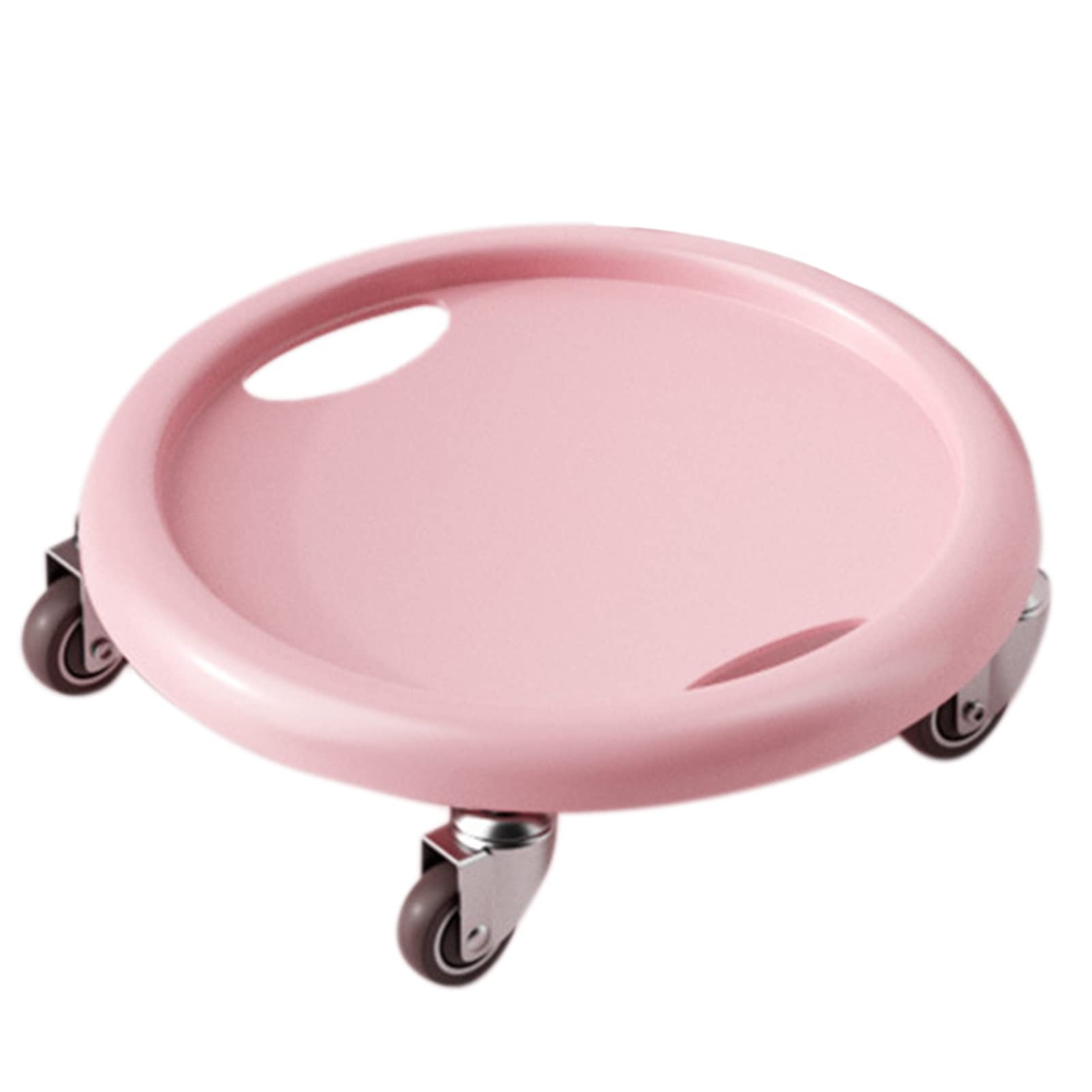 Ab Roller Wheel, Core Slider Ab Workout Sliding Disc 360° Rotating Abdominal Training Tool Waist Strength Trainer with 4 Rollers Knee Pads for Home Gym Training Practice (Pink)