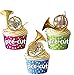Produktbild French Hörner Mix  essbar Stand-up Cupcake Topper (Pack von 12)