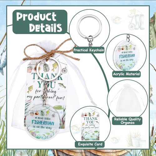 Image of Party Favors Theme Baby-Shower Keychain Set