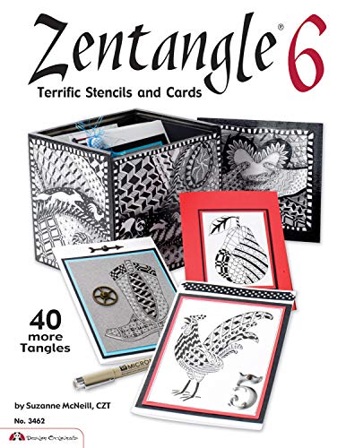 Télécharger Zentangle 6: Terrific Stencils and Cards (Design Originals Book 3462) (English Edition) livre En ligne