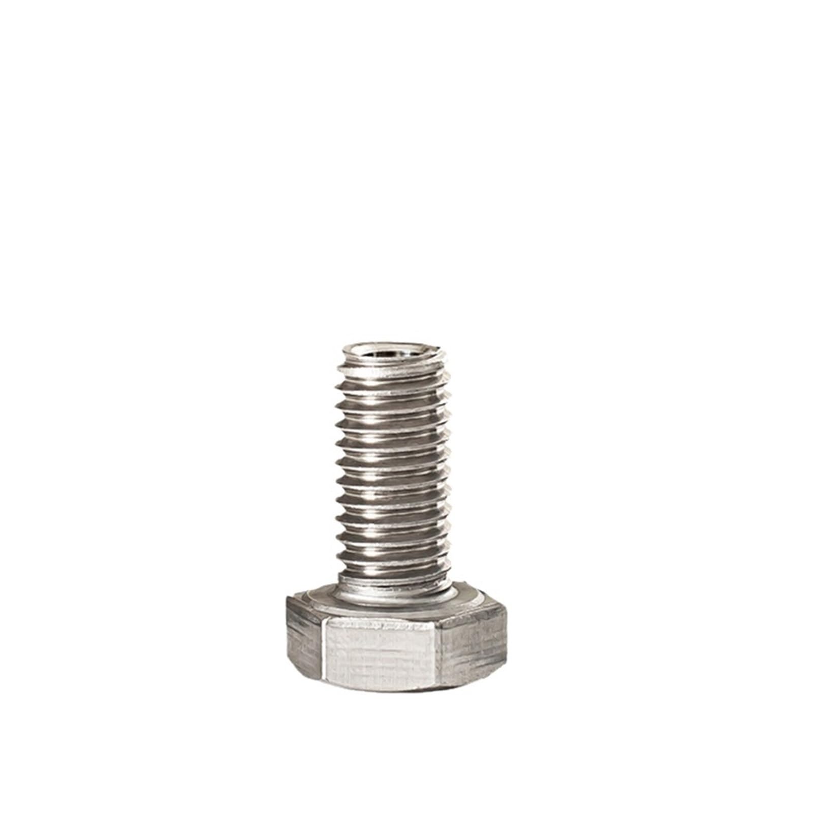 Perno de doble cabeza Tornillos de cabeza hexagonal, M4, M5, M6, M8, M10, M12, M14, M16, M20, de acero inoxidable 304, con orificio pasante for máquina de máscara hueca exterior(M12x25)