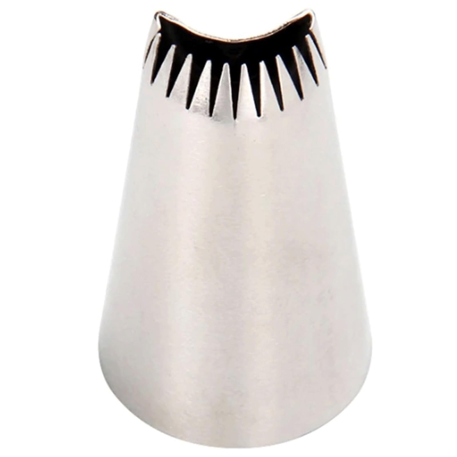 1 boquilla de pastelería de acero inoxidable para glaseado, puntas rusas grandes, puntas de decoración, boquillas de glaseado, pétalos de flor de loto