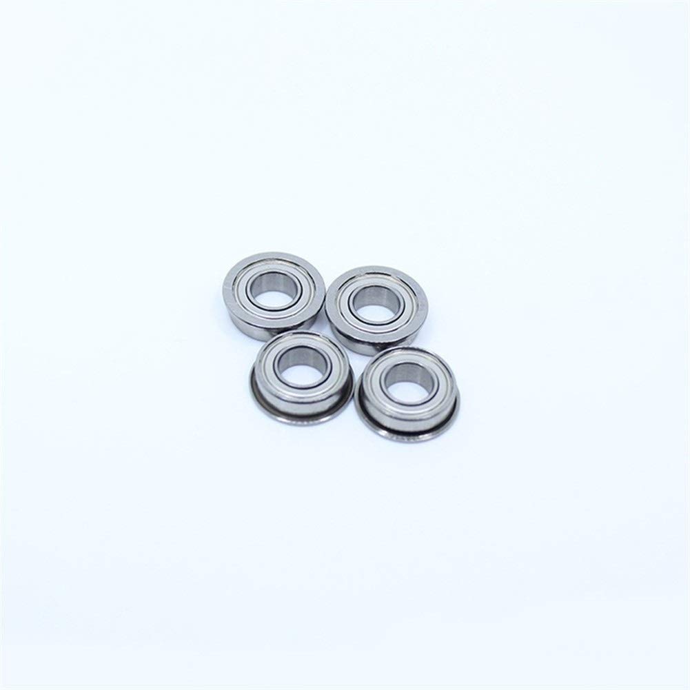 Flange Ball Bearings SMF137ZZ Flange Bearing 7x13x4 mm 10PCS Double Shielded Stainless Steel Flanged SMF137 Z ZZ Ball Bearings SMF137Z MF137 Z ZZ