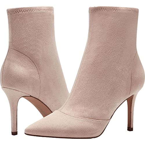 Jessica Simpson Women's Alliye Stiletto Heeled Ankle Booties Ivory Size 8.5 #TOP1