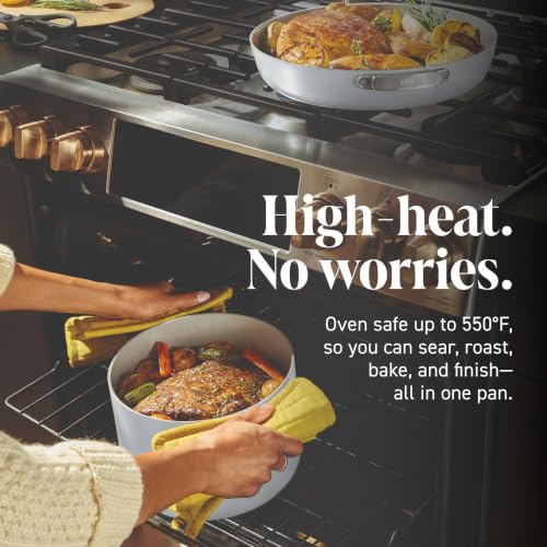 Ninja NeverQuit™ 12-Piece Ceramic Cookware Set, Forest Sage, CQ19012GN6 - image 9