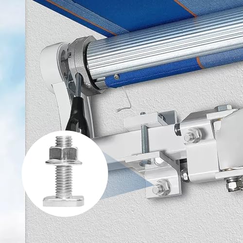 15 Stück Hammerkopfschrauben M10 x 30mm, T Schrauben 304 Edelstahl A2-70 mit Flanschmuttern Gewächshaus Schrauben für PV Solar Montageschienen Gewächshaus Photovoltaik