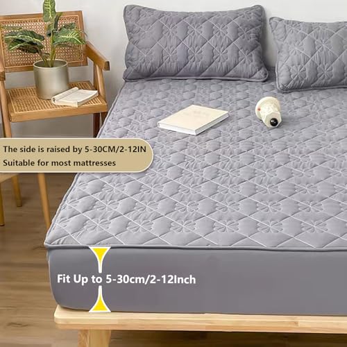 Protector de colchón transpirable 150x190 e impermeable para camas calurosas 6