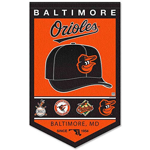 WinCraft Baltimore Orioles Heritage History Banner Pennant