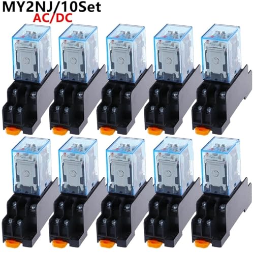 Mini relais de commande DPDT MY2P 220V CA pour domotique et atelier
