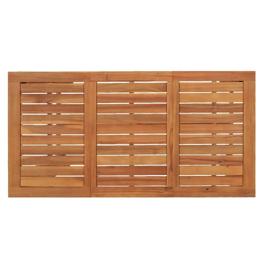 Table de Jardin 120x60x105 cm Bois d'Acacia Solide Mobilier de Jardin
