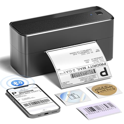 Design Compatto e Versatile: La stampante termica etichette Phomemo PM241BT è leggera e portatile (peso: 720 g). Ideale per l'ufficio, la casa o il magazzino, stampa etichette per inventario, etichette alimentari per uso domestico o commerciale, etichette festive (Natale, Capodanno, Halloween), etichette per laboratorio e documenti d'ufficio. Ottima come regalo utile per piccoli imprenditori o appassionati di fai-da-te.