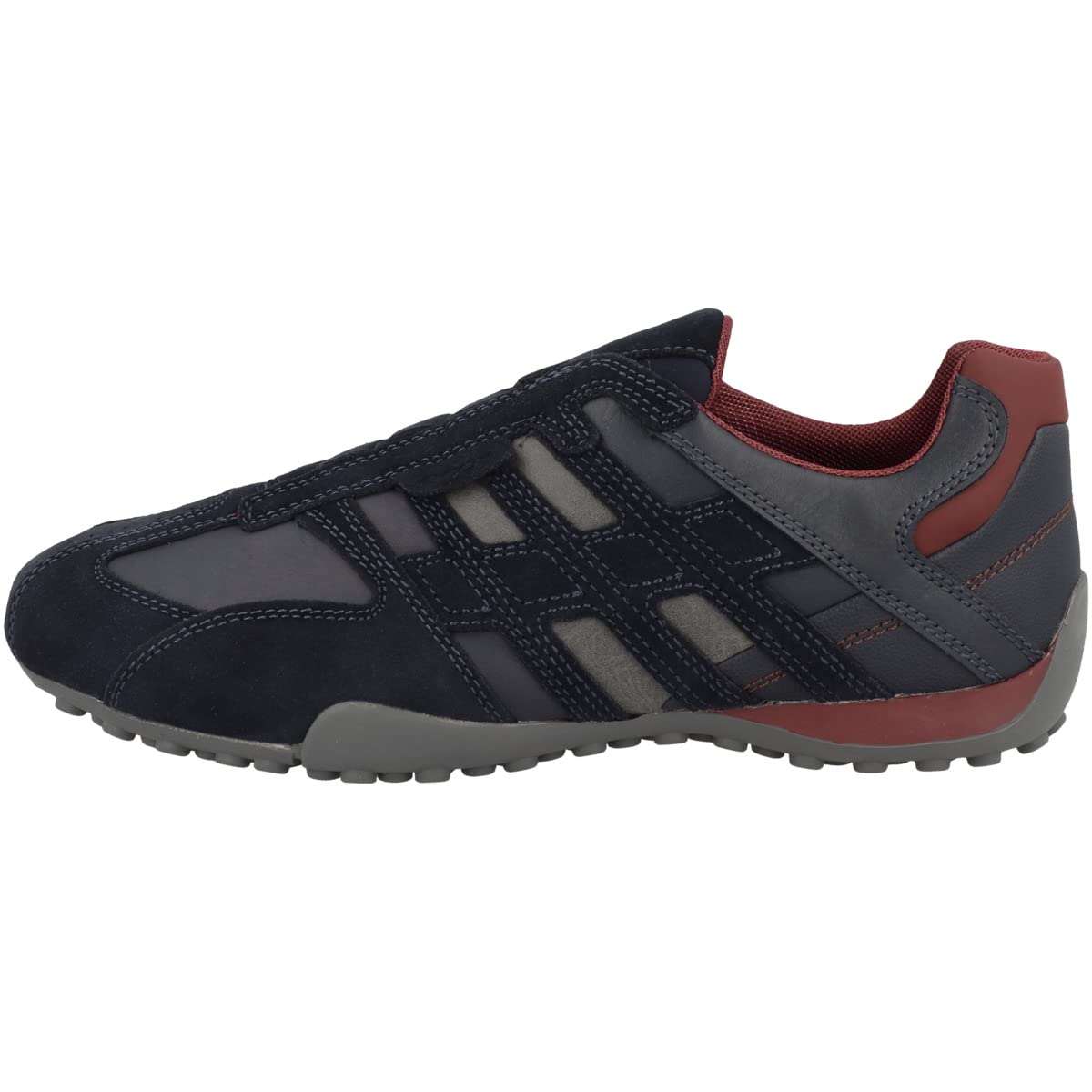 Geox Men's Bleu Trainers Snake Scam.+Mesh