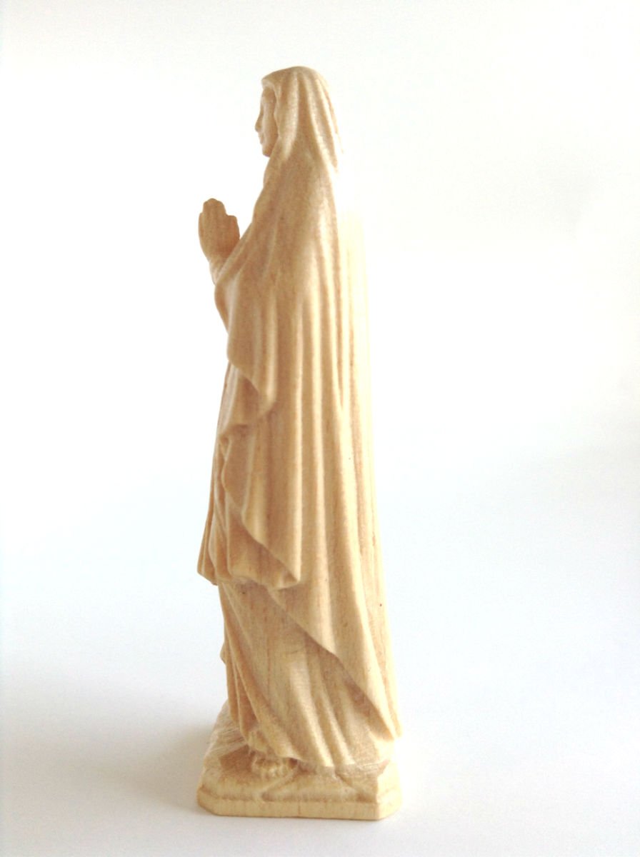 Amazon.co.jp: 聖母マリア像 ルルド ミニ木彫り《レーピ》軽い着色