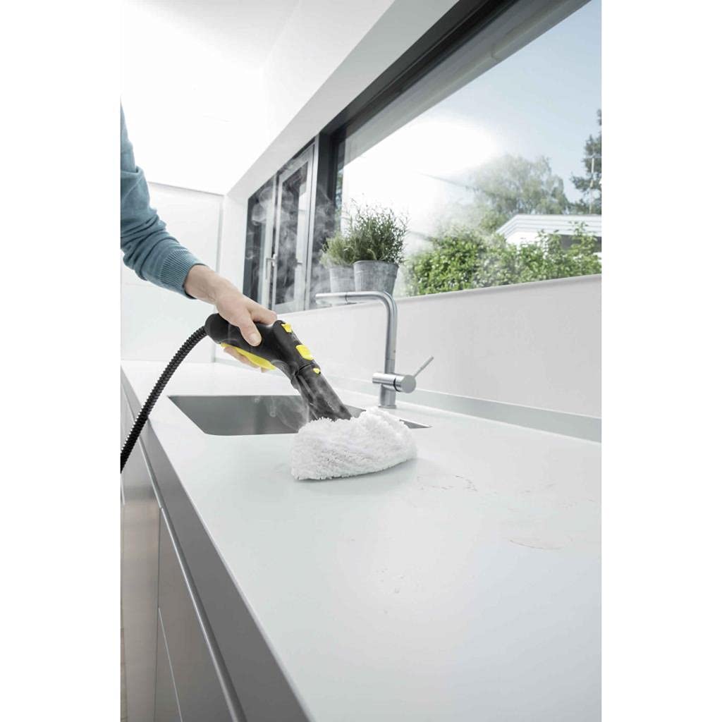 Karcher SC 3 Easy Fix Stoomreiniger - Geel - Met Extra doekensets