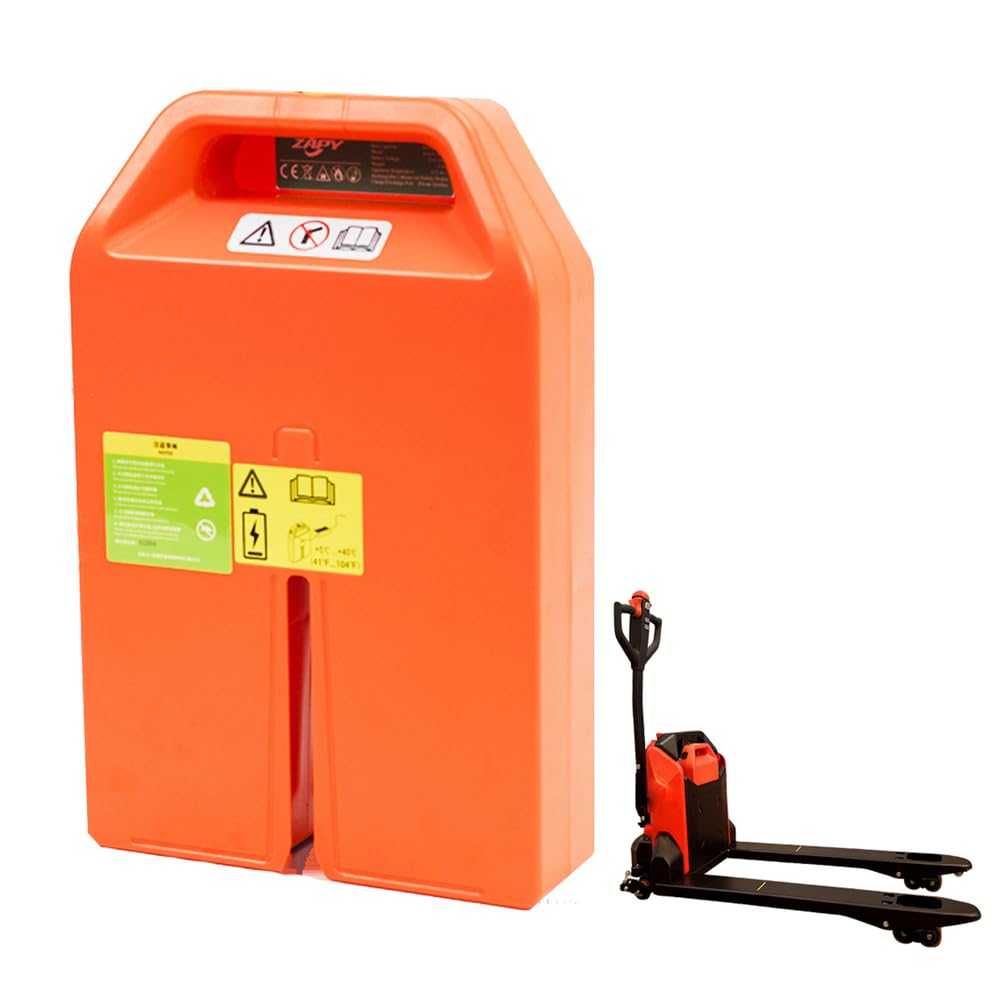 Batería de fosfato de Hierro y Litio LiFePO4 de 48 V y 20 Ah; batería LiFePO4 de 24 V y 20 Ah o de 36 Ah para transpaleta eléctrica PTE15N.
