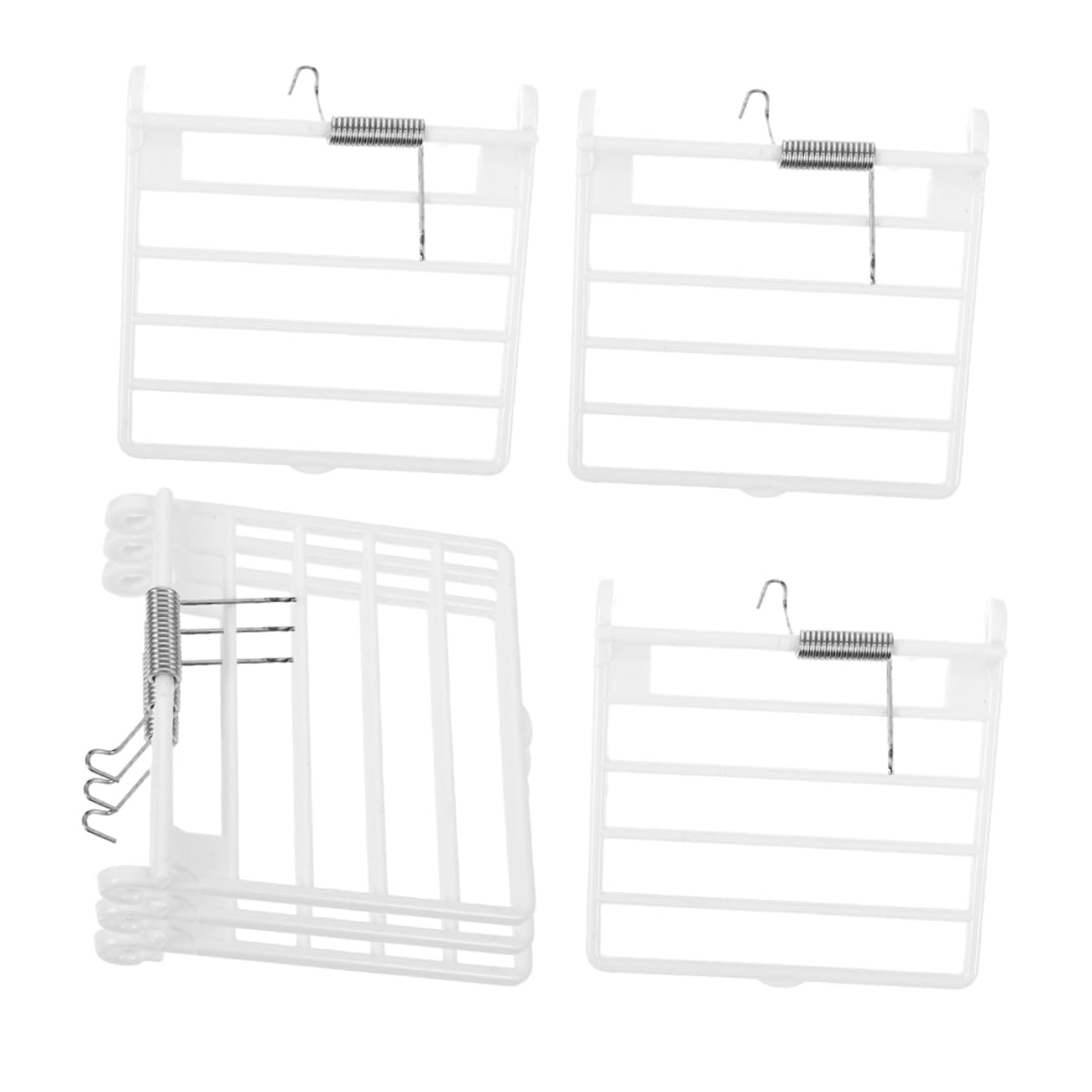 6Pezzi Porte per Gabbie per Uccelli Accessori per Gabbie Facile Installazione e Sicurezza Ottimale Compatibile con Diverse Specie Uccelli Sostituzione