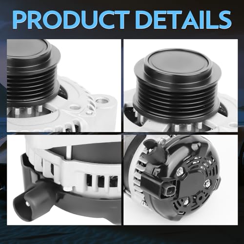 Image of New Alternator for Honda Odyssey 2011-2013 V6 3.5L,for Honda Pilot 2012-2015 V6 3.5L,for Honda Ridgeline 2012-2014 V6 3.5L High Output 130Amp Alternator 11573N 11573 104210-1240 9764219-124 1042101240