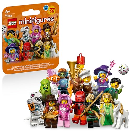 LEGO Minifigures Série 29 - Boîte Mystère avec 1 des 12 Jouets Collector - Figurines Dont Gardien de But ou Elfe Licorne - Idée de Cadeau pour Pinata pour Garçon ou...