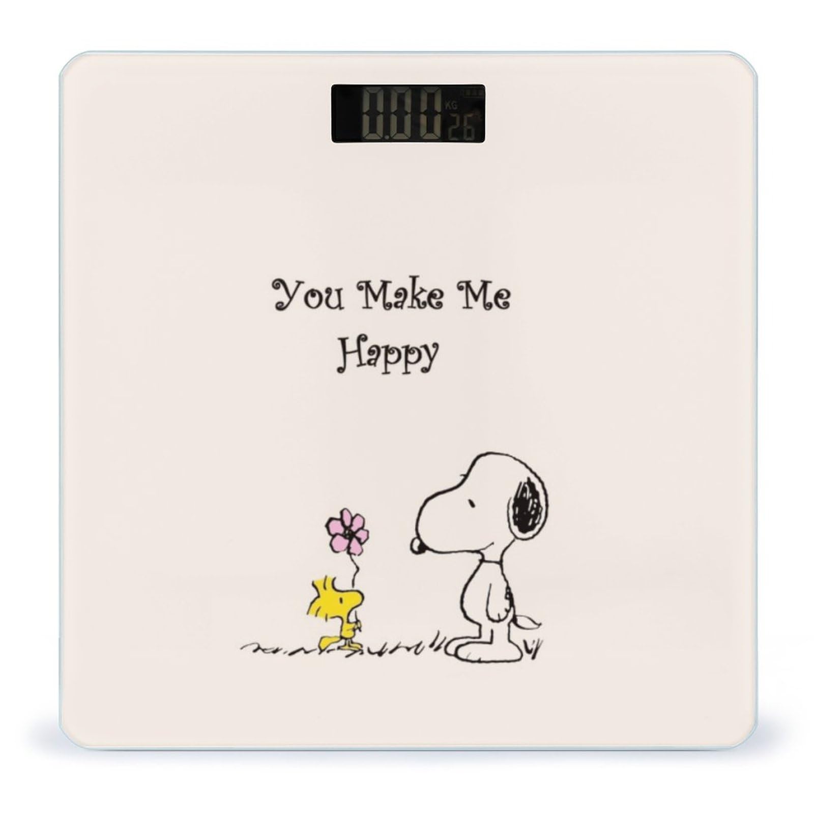 Amazon.co.jp: スヌーピー 体重計 デジタル 乗るだけ 電源自動ON/OFF