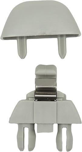 Miniatura 3 de HiSport Soporte de gancho para visera solar interior compatible con Audi A6 C6 repuesto para VW Passat B7 Polo, 2 unidades