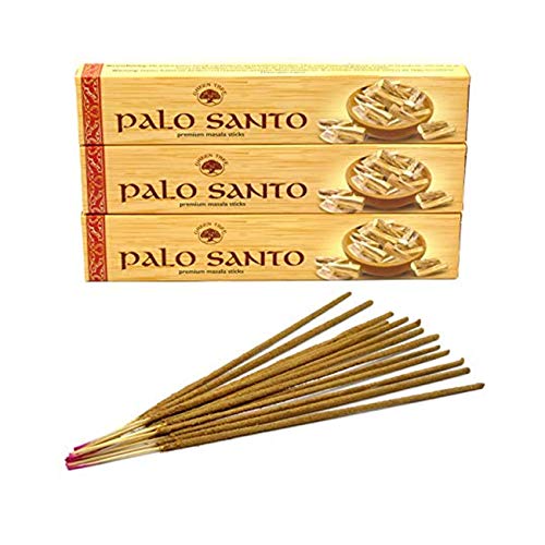 Encens Green Tree Palo Santo - Lot de 3 boites avec un lot de mini encens Offert - Livraison gratuite