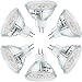 DiCUNO Lampadina LED MR16 GU5.3 5W, Non dimmerabile, Lampadine LED spot, Equivalente alogeno 50W, 500LM, Bianco naturale 4000K, AC/DC 12V, angolo del fascio di 120 °, 6 Pezzi