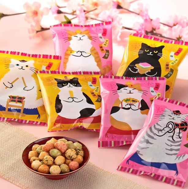 Amazon.co.jp: 【カルディ】もへじ ひにゃあられ 6袋入り×1袋