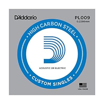 Daddario PL009 Plain Ball End Single String Plain String 0228mm