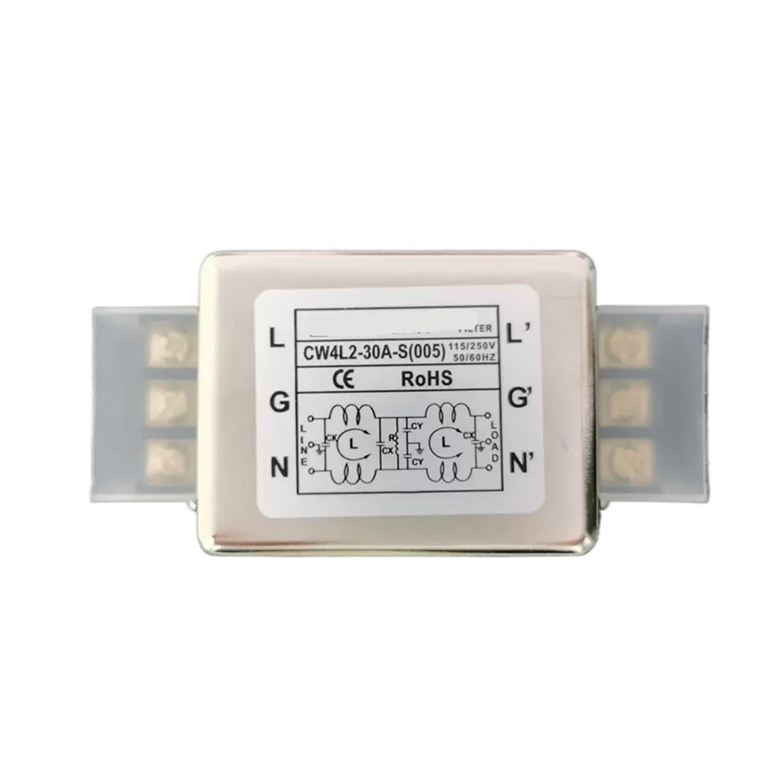 WBBAYDRFR CW4L2-3A/6A/10A/20A/30A-S-005 Terminal Single-Phase 220V servo Power Filter Double-Stage AC(CW4L2-30A -S -005 terminal)