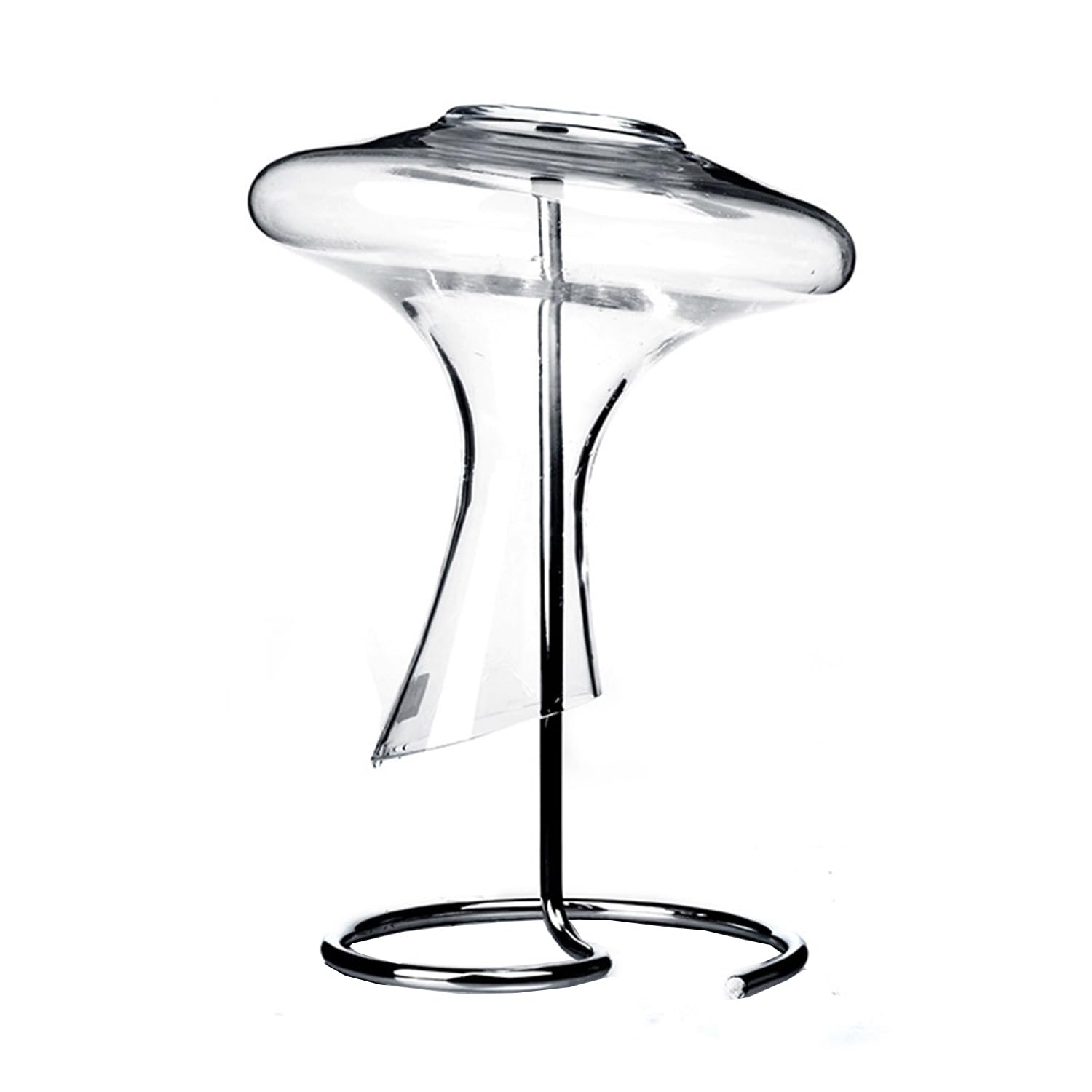 Porte-Bouteille en Acier Inoxydable Égouttoir, Support De Décanteur Sec,Support De Carafe, Porte-Carafe À Vin en Acier Inoxydable pour Carafe à vin, vin de Carafe en Forme de Cercle Creux