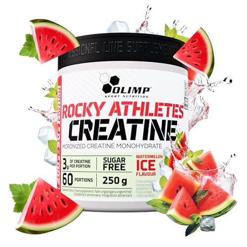Olimp Rocky Athletes® Creatine - 250 g, Watermelon Ice - Creatine Monohydrate Pulver - Booster pre Workout