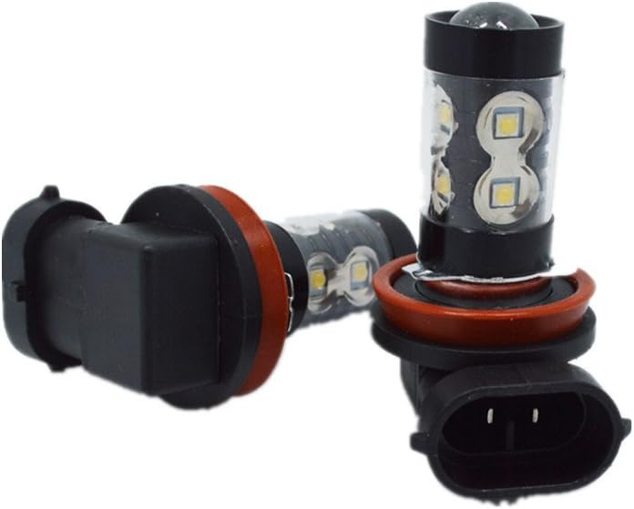 2PCS LED Car Fog Lamp High-power H11 H8 Front Fog Lamp Cree 50W Driving Lamps