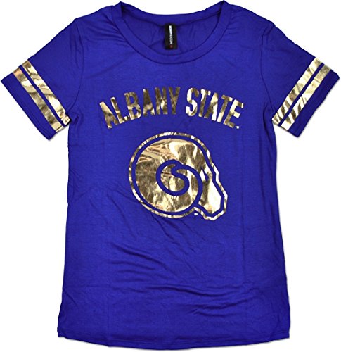 Big Boy Albany State Golden Rams Ladies Jersey Tee [Royal Blue - S] - ID#148084