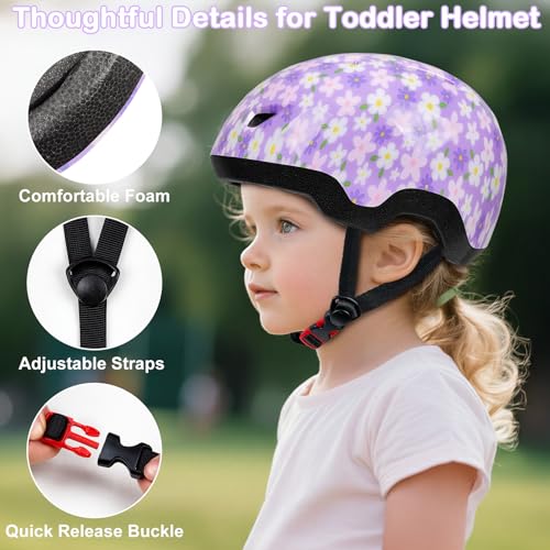 Image of Toddler Bike Helmet, Kids Helmets Baby Infant Bike Helmet for Kids Toddlers Boys Girls Age 1-3 /2-4 /3-5 /5-8 for Biking Scootering Skateboarding
