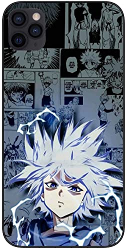 Kompatibel mit iPhone 11 Pro Max Hunter x Anime Killua's Hunter 559 Hülle Soft Slim Fit TPU Schutzhülle Silikon Cover Handyhülle Schwarz Cover