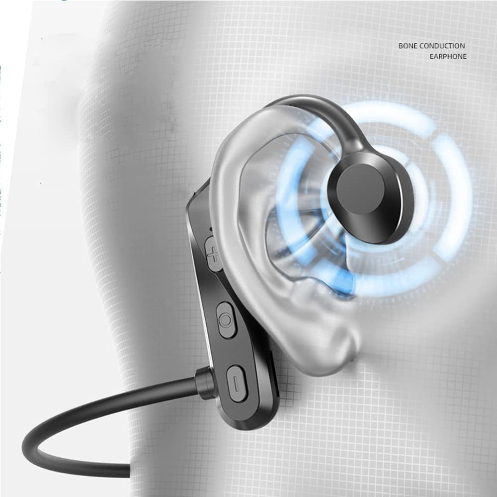 Cuffie Bluetooth 5.0,Cuffie a conduzione ossea,auricolari Bluetooth a conduzione ossea, auricolari sportivi con microfono,IPX7 Impermeabili,per ciclismo, palestra, guida Cuffie Bluetooth 5.0,Cuffie a conduzione ossea,auricolari Bluetooth a conduzione ossea, auricolari sportivi con microfono,IPX7 Impermeabili,per ciclismo, palestra, guida