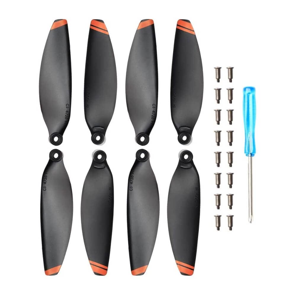 Durvient Propeller Blades Replacement Rotor 4726 FM Blades for DJI Mini 2 & SE Drone (Black + Orange Tip) (B09GL6NP46) Amazon Price History, Amazon Price Tracker