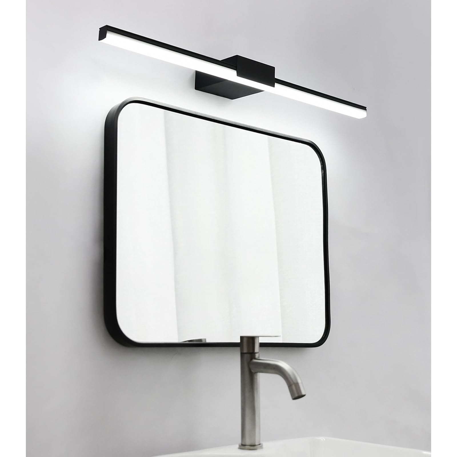 Moderna Barra Luminosa a LED per Illuminazione del Bagno Sconce da Parete Orizzontale 3000k Lampada da Specchio Semplice nordica sopra Lo Specchio per Il Bagno