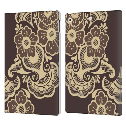 Protection en cuir iPad 10.2 Head Case Designs Lacet Henna aux finitions soignées