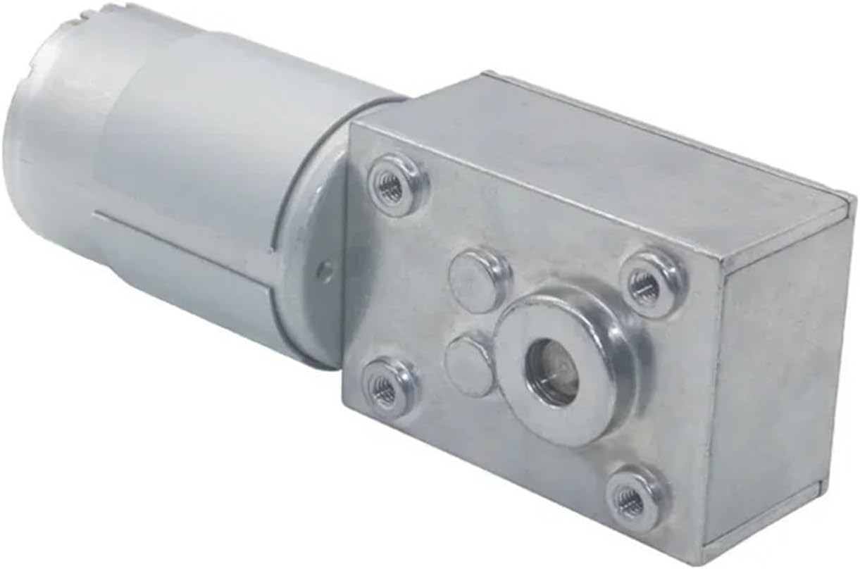 5840-555 Permanent magnet DC turboworm gear motor remote control curtain machine advertising motor intelligent equipment(12RPM_24V)