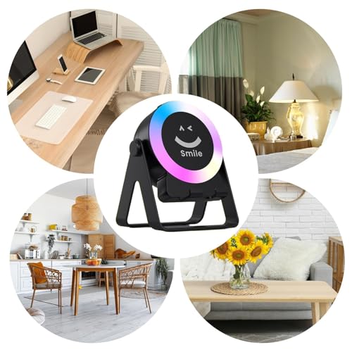 Wireless Speakers with Stand, Outdoor Portable Featuring, 5.19x3.5x4.29in Anti Slip Base Long Battery Life, Clear Sound Quality for Travel, Poolside, Bathroom, and Everyday - Afbeelding 5