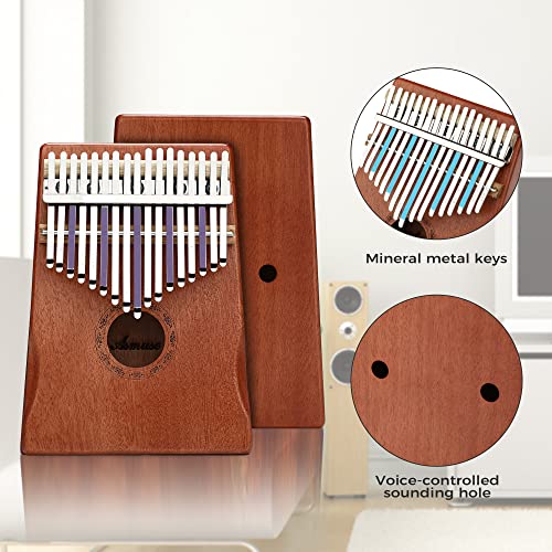 Asmuse Kalimba 17 Clés Pouce Piano – Piano à Doigts Portable en Acajou, Marimbas avec Livre de chansons, Sac de… - Les Beatles, Paul McCartney, John Lennon, RIngo Starr, George Harrison Asmuse Kalimba 17 Clés Pouce Piano - Piano à Doigts Portable en Acajou, Marimbas avec Livre de chansons, Sac de… – Image 6