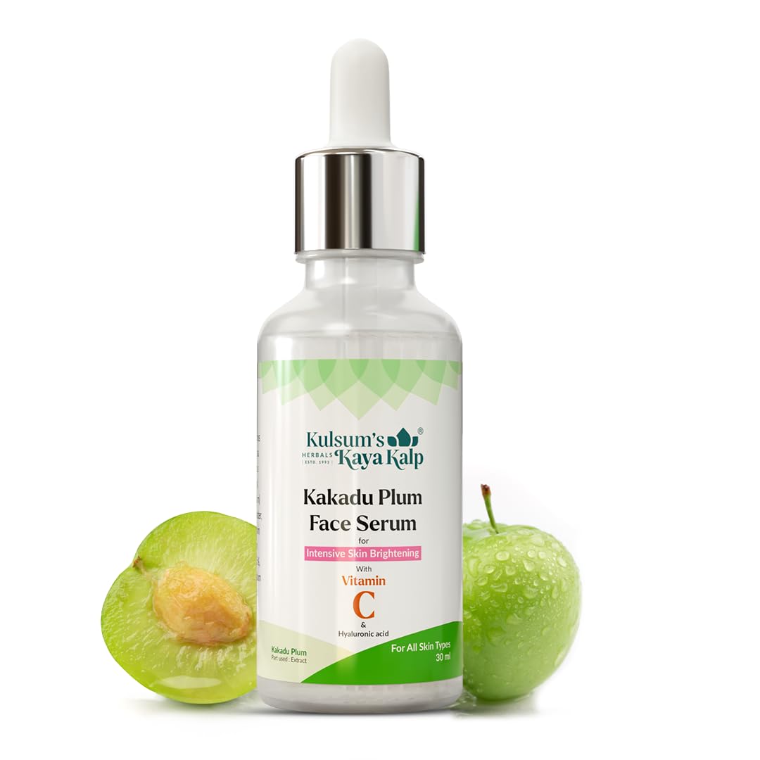 Kulsum's Kaya KalpHerbals Kakadu Plum Face Serum For Intensive Skin Brightening With Vitamin C, For Men & Women 30ml