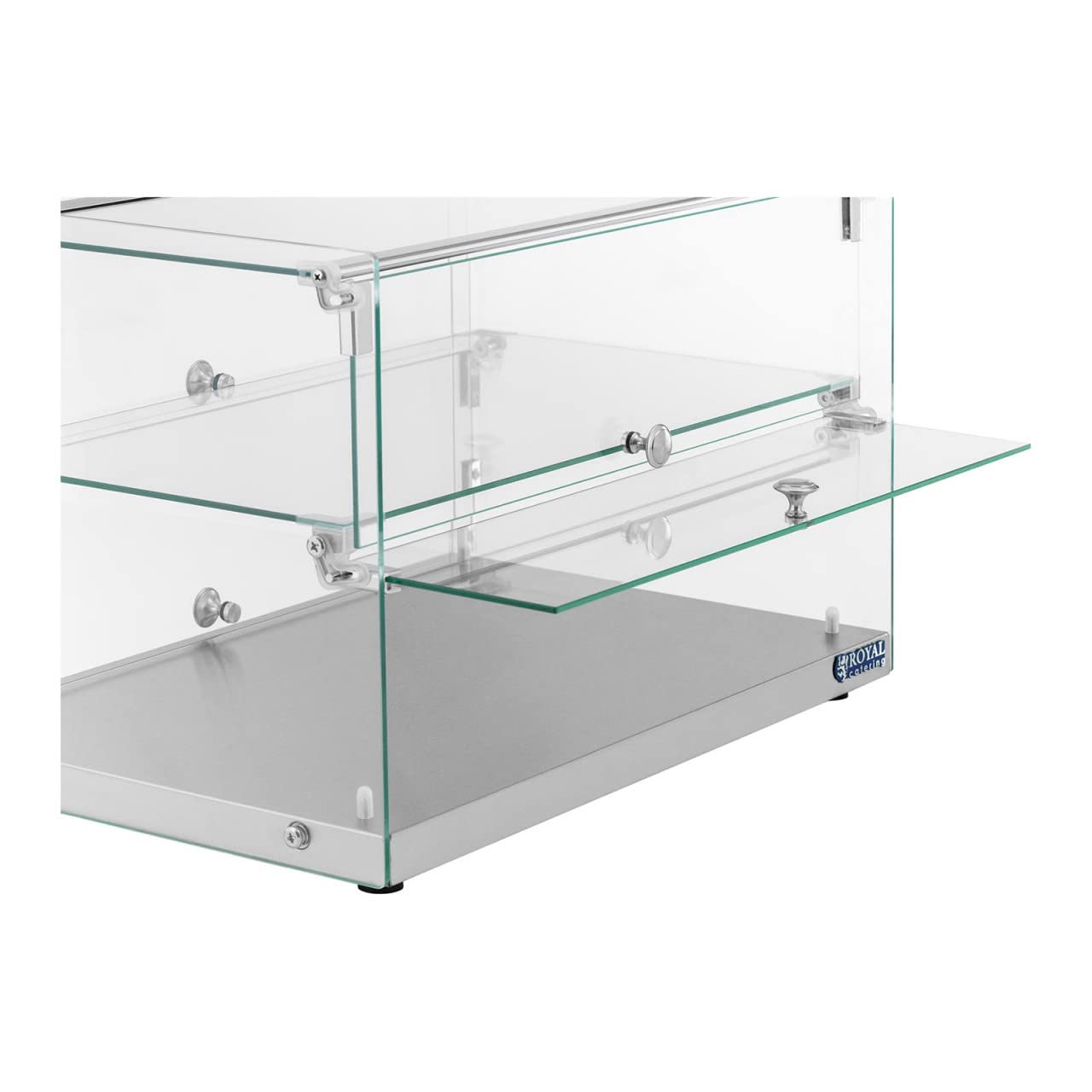 Royal Catering RCKV-02-N Vetrina da banco - 50 l - 2 ripiani